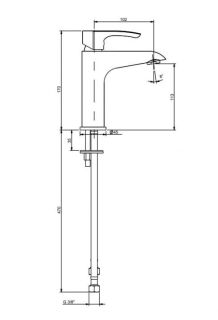 Смеситель для раковины Paini Palermo PACR205KM хром